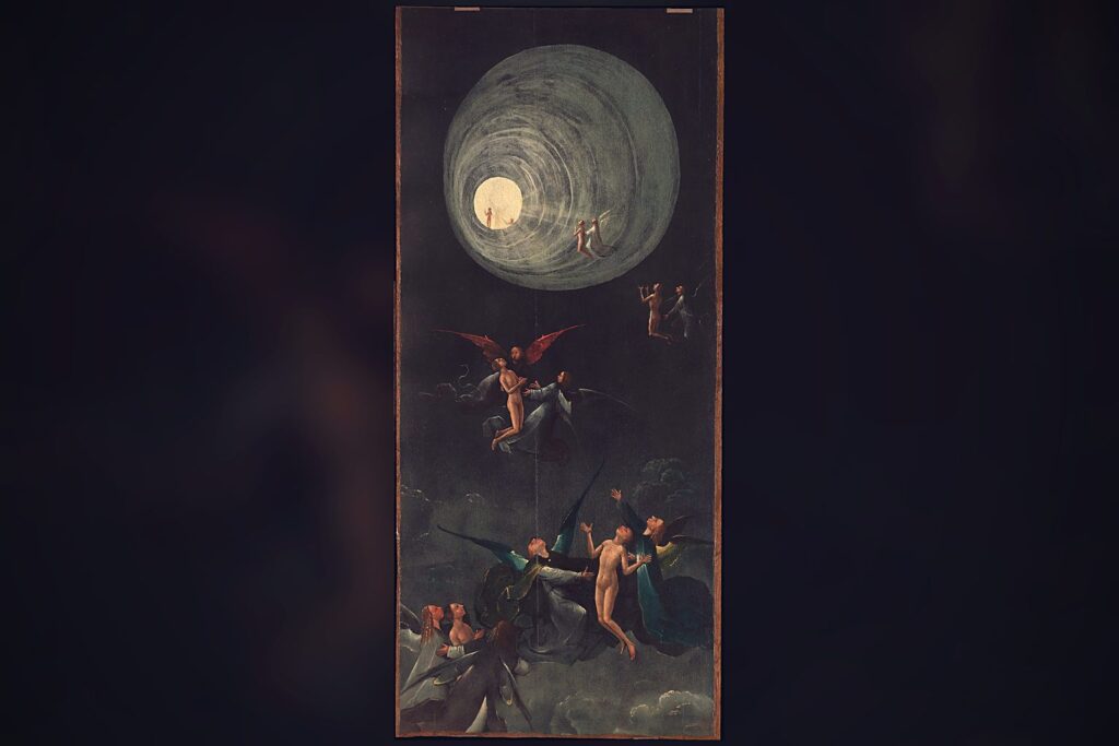 Almas elevadas por un túnel hacia un círculo de luz, la imagen que más se asocia a las experiencias cercanas a la muerte