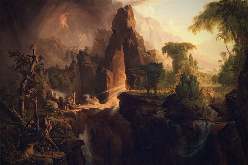 Adam and Eve driven out of the Garden of Eden