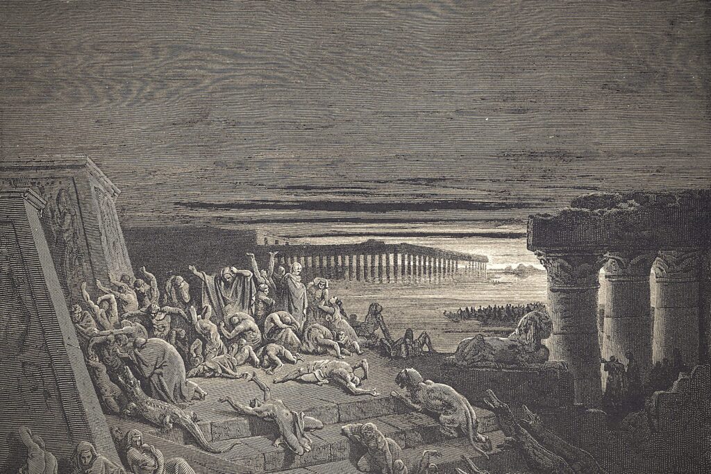 La novena plaga de Egipto, unas tinieblas que se podían palpar